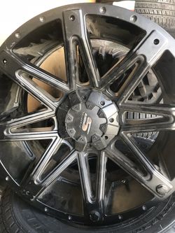 1x just one wheel 20 inches x9. 6 lugs Firm $40 no low ball