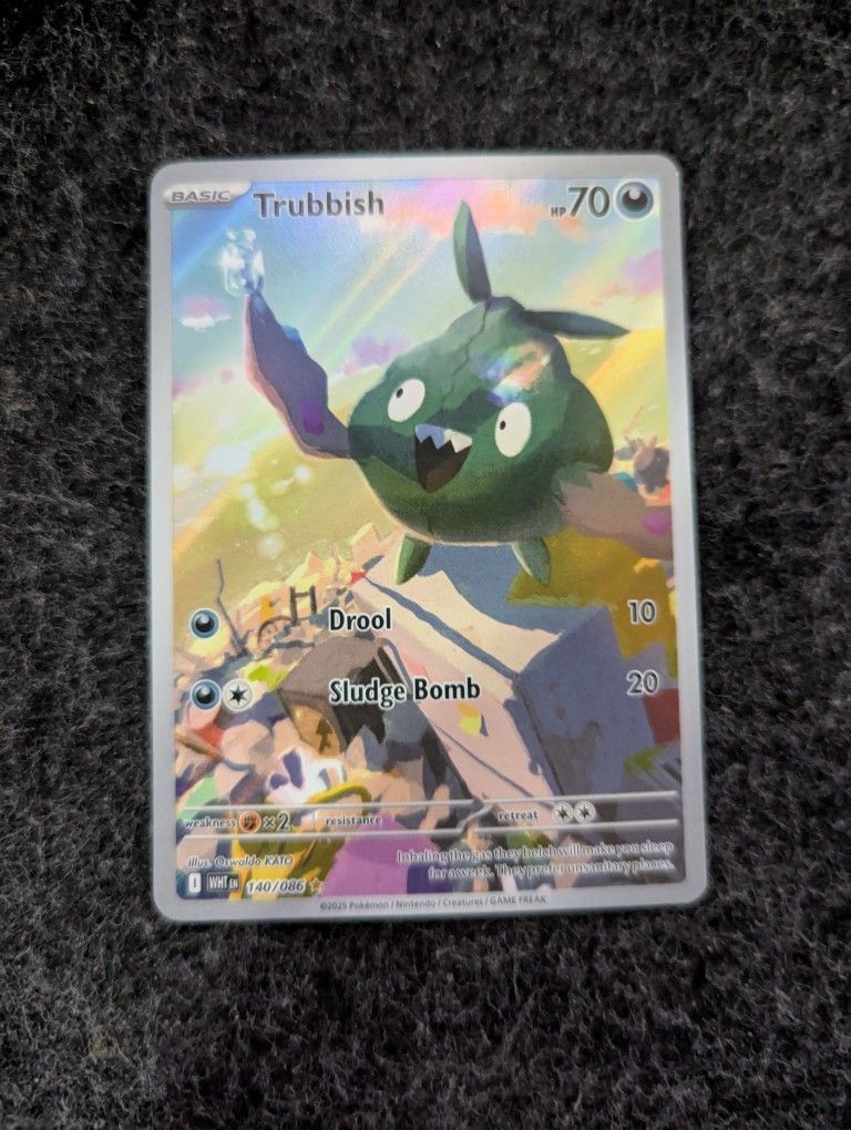 Trubbish Illustration Rare Pokemon Card