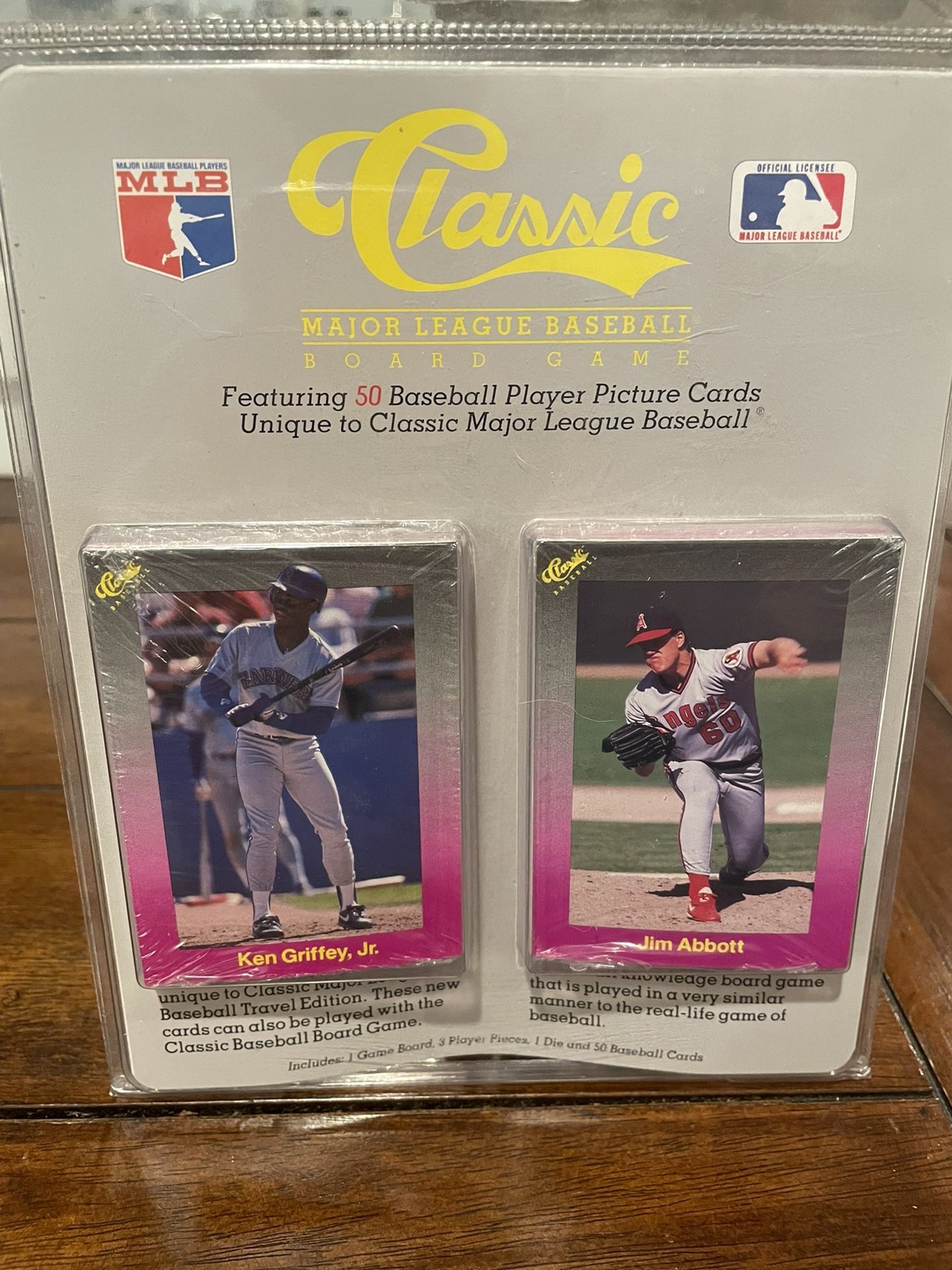 1989 Classic MLB Trivia Board Game, 50 Cards - Ken Griffey Jr Rookie