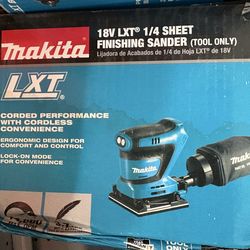Makita new sander 1/4”