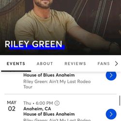 Riley Green With Ella Langley Tickets Friday May 3 