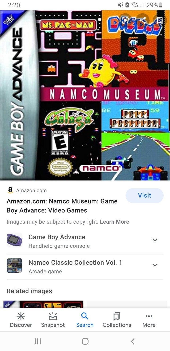 Gameboy Advanced Video Game