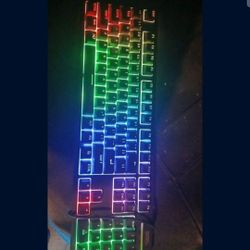 Light Up Gaming Keyboard & Mouse By Onn Keyboard &Mouse Are Wired For 35$