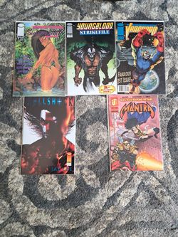 5 Number One Comics, 4 Image Comics And 1 Ultraverse Comic