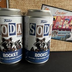 Funko Soda Rocket 2x Marvel LE10000 2021 NYCC Chance Of Chase New/Sealed