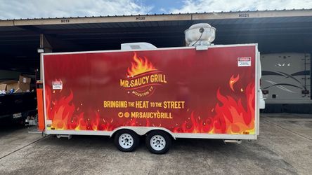 16FT  NEW Commercial Food Trailer with Equipment – Texas Title in Hand