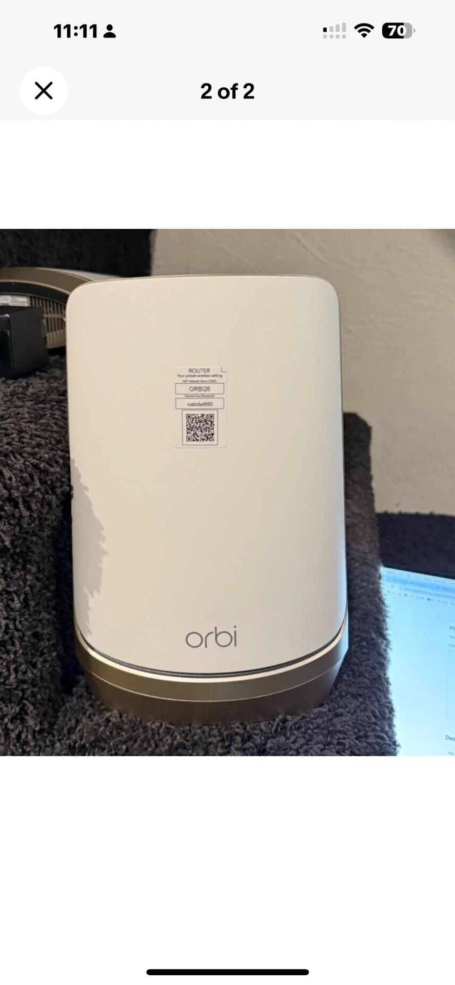 Router Mesh Netgear Orbi 960 AXE11000 (RBRE960) | WiFi 6E