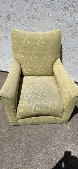 FREE Green Upholstered Armchair