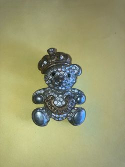 Authentic Vintage Juicy Couture Crowned Teddy Bear Charm – Rare Collectible