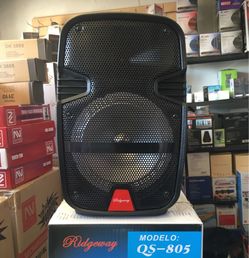 Eight inch rechargeable Bluetooth speaker/aux/fm/USB and SD port/microphone for karaoke/brand new!!!