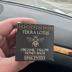 NEW Terra Lotus Organic Tallow & Honey Balm - Unscented (Grass-Fed Skin Care)