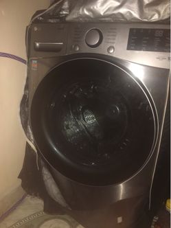 LG smart washer built in WiFi touch screen