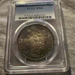 1884-O PCGS MS62 Morgan Silver Dollar 