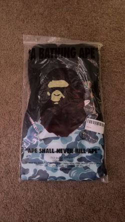 blue bape tee