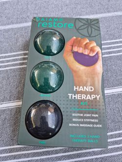 Bolitas para hacer masajes en las manos para terapia manual