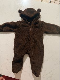 Baby teddy bear onesie