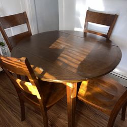 Bob's Furniture Drop Leaf Dining Set 