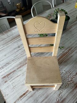 Small wooden chair
