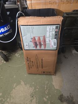 Three shelf steel service cart
