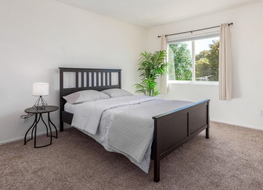 Brown/Black Queen Bed Frame