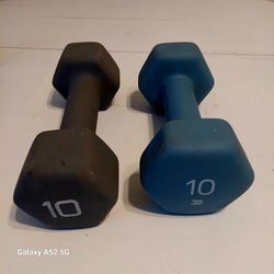 Hex Head Neoprene Dumbbells 