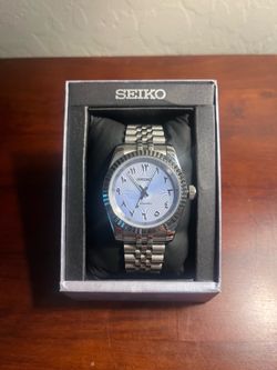 Blue Dial Seiko Arabic
