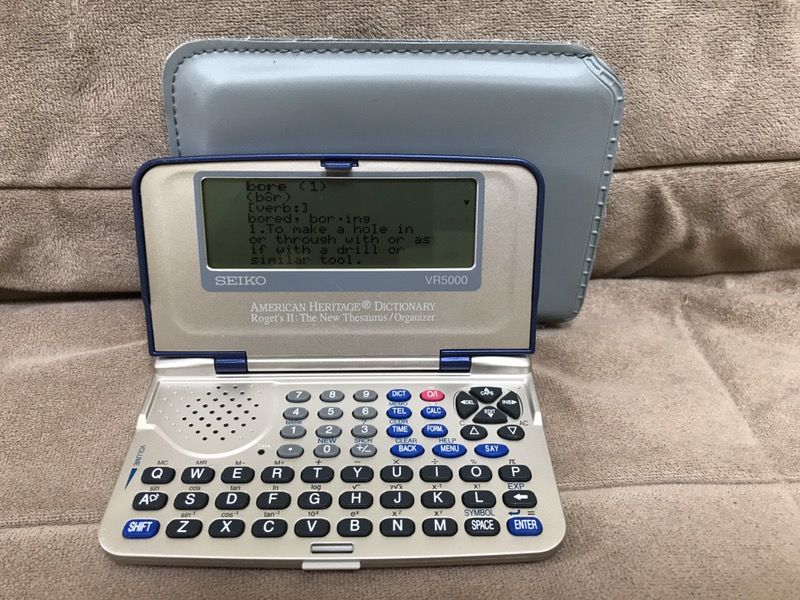Seiko VR5000 American Heritage Talking Dictionary & Roget's II Thesaurus