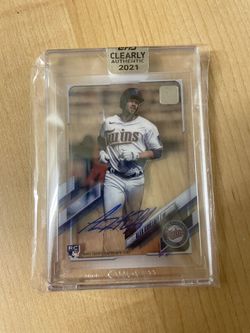 2021 Topps Clearly Authentic Alex Kirilloff Rookie Auto minnesota twins
