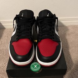 Jordan 1 Low “bred toes”
