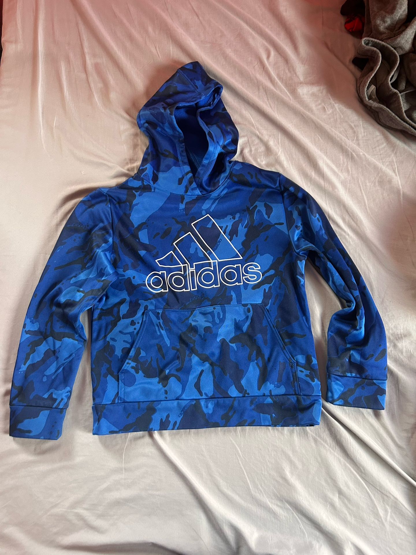 Adidas Blue Camo Hoodie