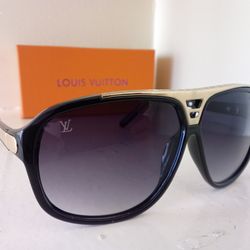 Louis Vuitton Evidence Gold Luxury Sunglasses