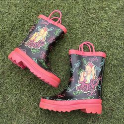 Kids Size 10C Rain Boots Snow Waterproof JoJo Siwa