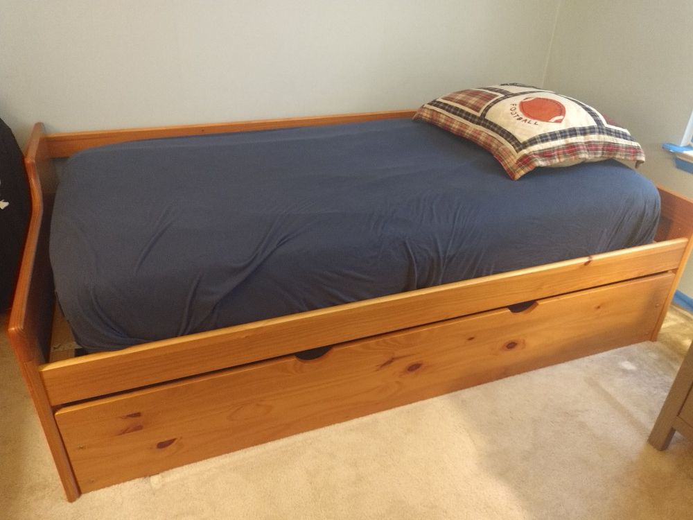 Twin trundle bed frame