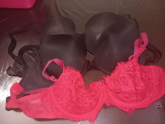 Victoria Secret Bras Black Silver And Black Size C36 