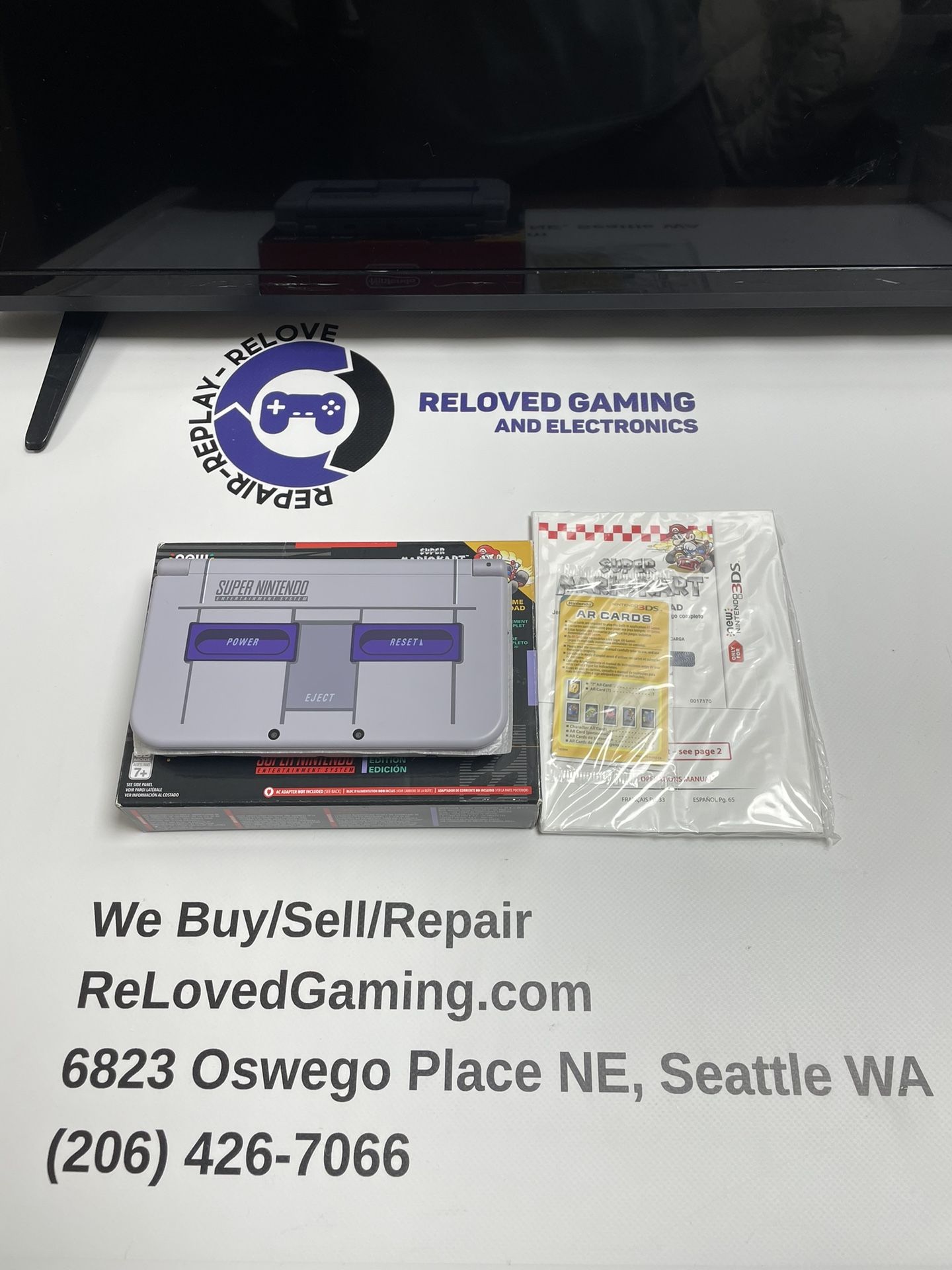 Nintendo New 3DS XL SNES Edition - Complete In Box - Excellent Condition - For Sale Or Trade