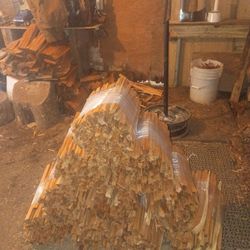Dry & Seasoned Cedar Kindling Bundles 