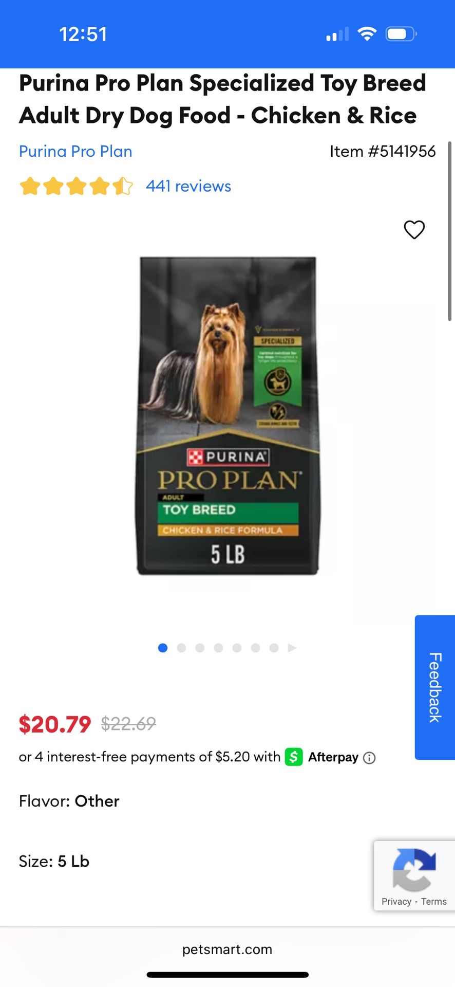 Purina Pro Dog food