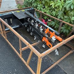 Skid Steer Trench Digger