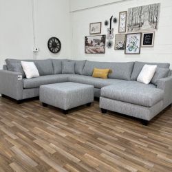 Brand New! Performance Fabric Sectional Couch - Delivery Available