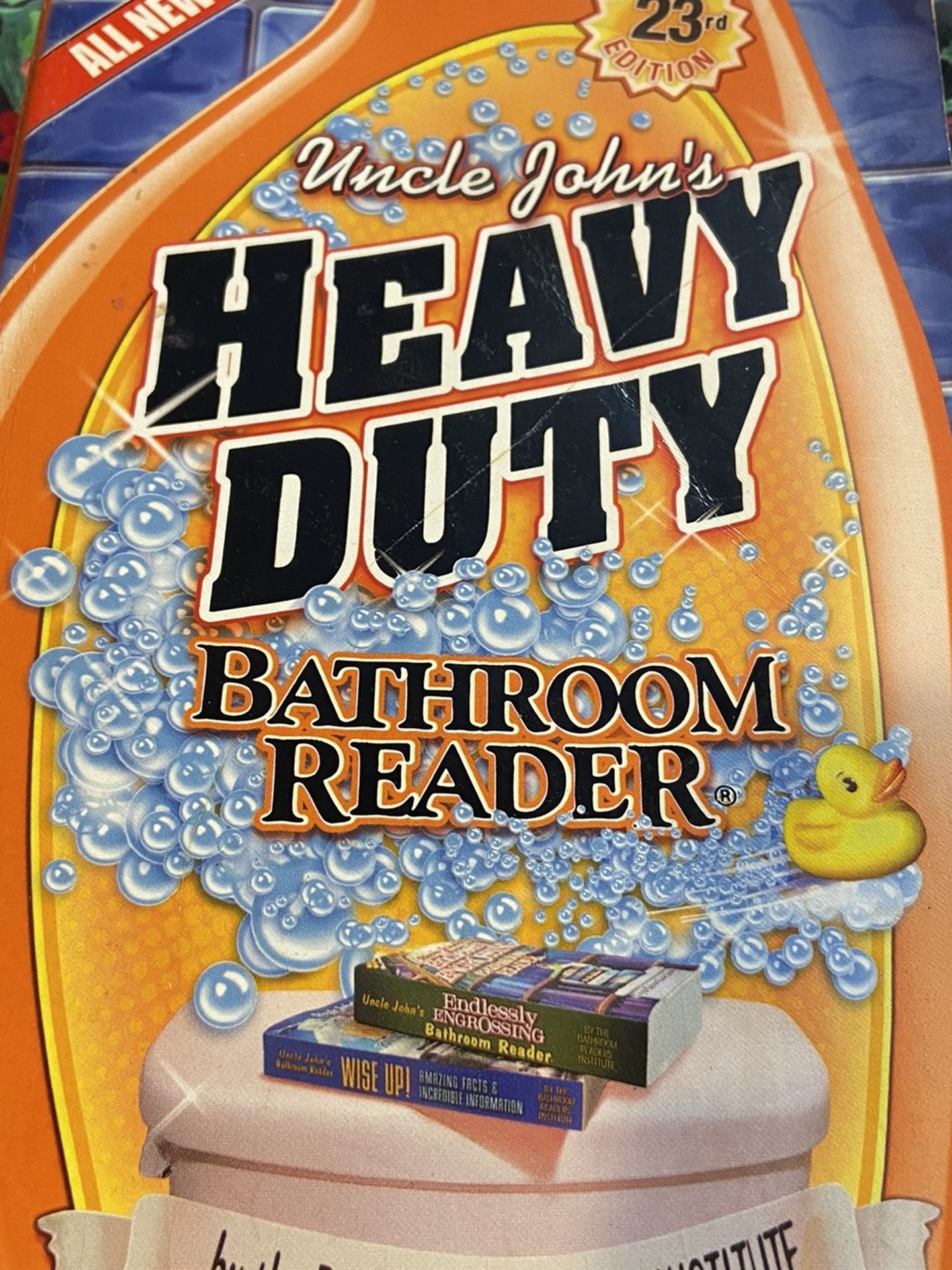 Heavy Duty Bathroom Reader~Paperback Book
