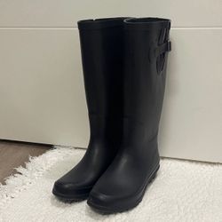 Navy Blue Rain Boots - Size 6 - Originally $39.95