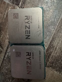 2 cpu Ryzen  7 2700 and Ryzen 5 3500x as is