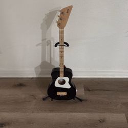 Loog Mini 3 String Guitar With Stand