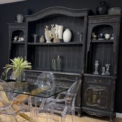 Black Provincial Designer Cabinet From London 
