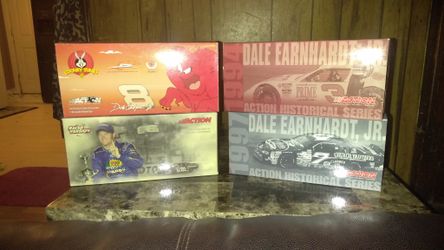Die cast Dale Jr stock cars