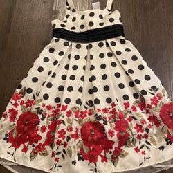 Girls Flower Polka Dot Dress Size 8 By Disorderly Kids #15