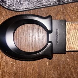 Brand New Reversible Coach Belt and Buckle
