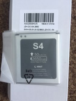 Galaxy S4 Battery,2650mAh Li-ion Replacement Compatible with Samsung Galaxy S4 T-Mobile M919,I9500, R970, I9505(T-Mobile),LTE I9506,I337(at&T),I545(V