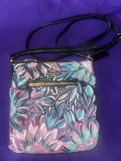 Custom Coach Puff Painted Handbag Purse