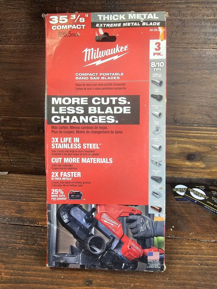 Milwaukee 35 3/8 Bandsaw Blade 